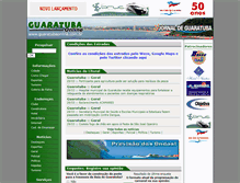Tablet Screenshot of guaratubaonline.com.br